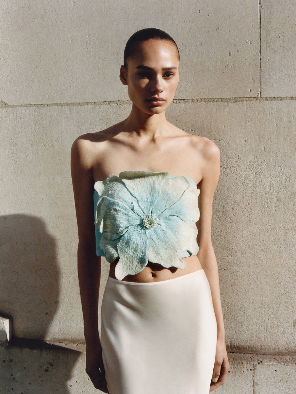 Mango Mint Satin Crop Top - MNG Capsule